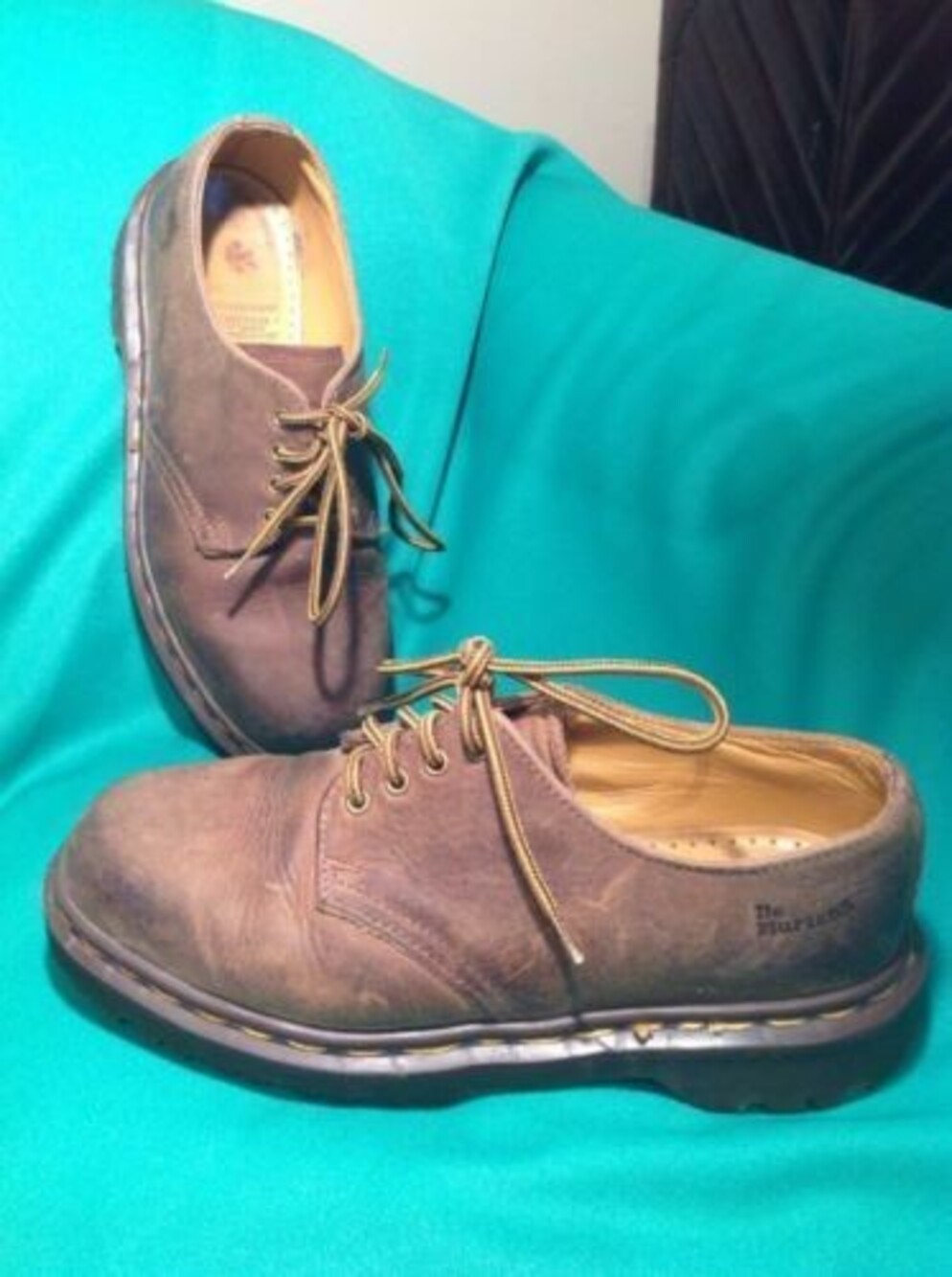 DR MARTENS THE ORIGINAL MADE IN ENGLAND BROWN LEATHER MEN'S SIZE 4M MRSP $188